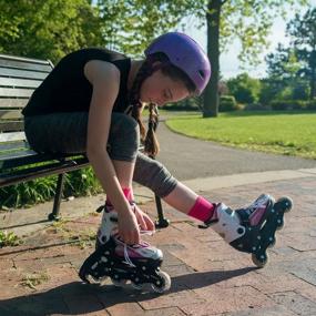 img 2 attached to Adjustable Girls Recreational Inline Skates - 5th Element G2-100