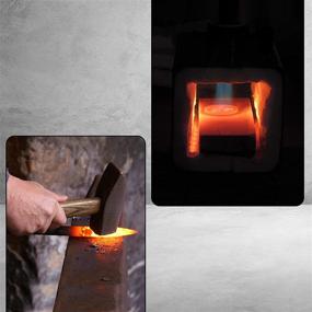 img 2 attached to 🔥 SIMOND STORE Propane Forge Triple Burner: A High-Quality Blacksmithing Forge for Knife Making and Forging Tools