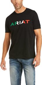 img 1 attached to 👕 Authentic ARIAT Mexico Short Sleeve T-Shirt: Stylish Men's Clothing