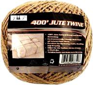 🛍️ jewels fashion 400ft brown jute twine - strong, heavy duty, durable, natural, biodegradable - ideal for industrial, packaging, crafts, hobby, gifts, decor, bundling, gardening & home use logo
