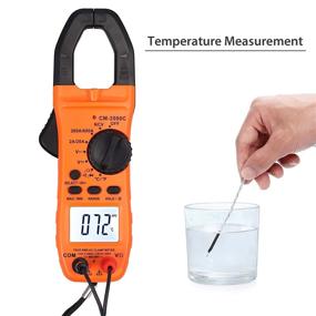 img 1 attached to 🔌 Proster High-Precision Clamp Meter TRMS Multimeter with NCV 600A AC Current AC/DC Voltage Continuity Resistance Temperature Diode Hz Tester