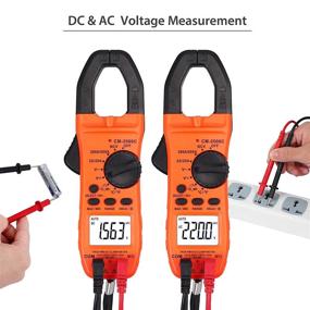 img 2 attached to 🔌 Proster High-Precision Clamp Meter TRMS Multimeter with NCV 600A AC Current AC/DC Voltage Continuity Resistance Temperature Diode Hz Tester