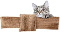 asenku cat natural sisal rope: premium replacement for cat scratching posts, hemp 🐱 rope for repair and diy scratcher - perfect flexible scratching pad and toy for cats logo