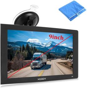 img 4 attached to Xgody 9inch Truck GPS with Big Touchscreen and Lifetime Map Updates for Trucks