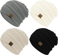 american trends beanies slouchy mix pack outdoor recreation for climbing logo