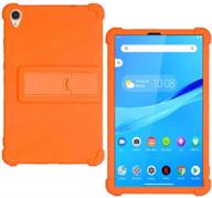 hminsen case for lenovo tab m8 fhd tb-8705f tb-8705n kids friendly soft silicone adjustable stand cover for lenovo tab m8 tb-8505f tb-8505x tb-8505i tablet cases (orange) logo