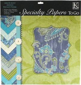 img 2 attached to K&Company K-Ology Addison Specialty 12x12 Paper Pad