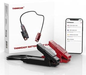 img 4 attached to ⚡️ Чекер аккумулятора для автомобиля Thinkcar ThinkEASY с Bluetooth 5.0 и приложением - тестер автомобильного генератора, цифровой анализатор батареи, тестер системы зарядки и запуска для автомобиля, грузовика, морского судна, мотоцикла, внедорожника, лодки