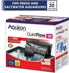 img 3 attached to Aqueon QuietFlow Aquarium Power Filter Fish & Aquatic Pets