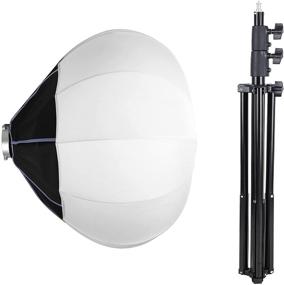 img 4 attached to 📸 ZOMEI 26'' Lantern Quick Collapsible Softbox Diffuser with Bowens Mount and 9.2 ft/2.8 m Extendable Light Stand: Ideal for Studio Portraits, Video Shooting, and Live Streaming (Light not Included)