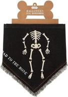 mud pie skeleton halloween bandana logo