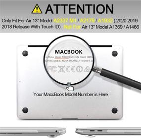 img 3 attached to Улучшите свой опыт работы с MacBook A1932 с помощью креативной клавиатуры MAITTAO