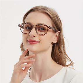 img 3 attached to 👓 JiSoo Round Reading Glasses: Stylish Designer Readers for Women and Men