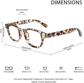 img 2 attached to 👓 JiSoo Round Reading Glasses: Stylish Designer Readers for Women and Men