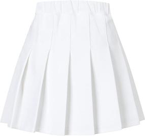 img 3 attached to School Uniform Skater Pleated Skirts Girls' Clothing