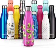 🧴 proworks stainless steel water bottle - bpa free &amp; vacuum insulated | 12 hours hot &amp; 24 hours cold | metal sports flask ideal for work, gym, travel - available in 350ml, 500ml, 750ml, 1 litre логотип