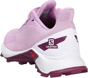 img 2 attached to 🏃 Salomon ALPHACROSS Girls' Running Shoes in Delphinium Legion