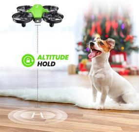 img 2 attached to Potensic Upgraded A20 Mini Drone for Kids and Beginners, Easy to Fly Indoor Outdoor RC Helicopter Quadcopter with Auto Hovering, Headless Mode, Remote Control, and 3 Batteries - Ideal for Boys and Girls