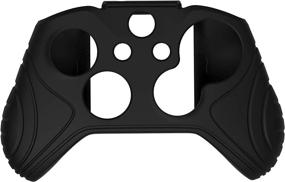 img 3 attached to Black Anti-Slip Controller Grip Silicone Skin for Xbox One X/S Controller - Vital Samurai Edition, Ergonomic Soft Rubber Protective Case Cover with Black Thumb Stick Caps for Xbox One S/X Controller