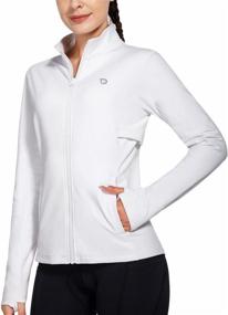 img 4 attached to 🧥 Stay Warm and Driy with BALEAF Women's Water Resistant Fleece Running Jacket: Perfect for Golf, Cycling, and Winter Cold Weather Gear