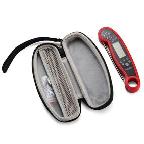 img 2 attached to 🔒 Durable Carrying Case for Kizen & Lavatools Instant Read Meat Thermometers - Convenient Protection for Kitchen, Grilling & BBQ Accessories