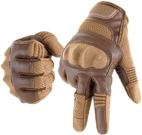 img 4 attached to 🧤 Full Finger Touch Screen Gloves for Outdoor Sports: Motorcycle, Cycling, ATV, Camping, Climbing, Hiking, Work - for Men & Women