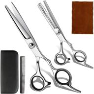 💇 sgokeen hair cutting scissors kits: professional hairdressing set with thinning shears - perfect for salons, barbers, and home use on men, women, and pets logo