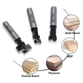 img 1 attached to BAYTORY Keyhole Diameter T Track Slotting Cutting Tools