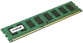 img 1 attached to 🧠 CT51264BA160BJ High Density UDIMM 240-Pin Desktop Memory - Crucial 4GB Single DDR3-1600 MT/s (PC3-12800) x4