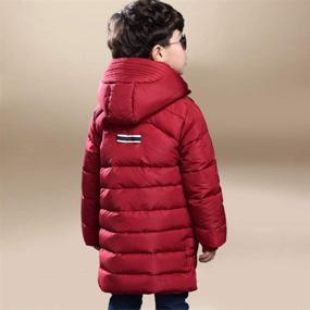 img 3 attached to Winter Cotton Jacket for Boys - YISUMEI Coat, Latest Version