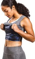 🔥 maximize your workout with sweat shaper women's premium slimming sauna tank top logo