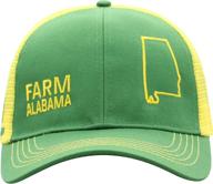 🚜 john deere green and yellow state pride farm cap logo