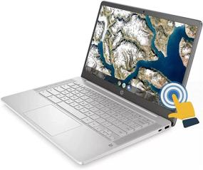 img 3 attached to Renewed HP 14in Touchscreen Chromebook Intel Celeron N4000 4GB RAM 32GB eMMC Chrome OS14a-na0030nr Mineral Silver - Reliable Refurbished Device