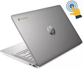 img 2 attached to Renewed HP 14in Touchscreen Chromebook Intel Celeron N4000 4GB RAM 32GB eMMC Chrome OS14a-na0030nr Mineral Silver - Reliable Refurbished Device