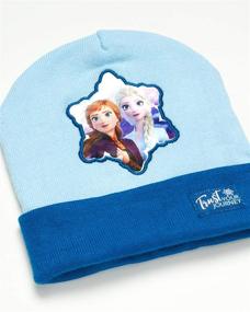 img 3 attached to Детская шапка и две пары перчаток/варежек Disney Girls Frozen на зиму (от 2 до 7 лет) ❄️