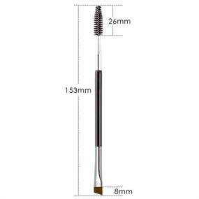 img 1 attached to Duo Eyebrow Brush KINGMAS Professional