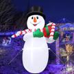 christmas inflatable snowman decorations outdoor logo