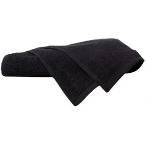 img 2 attached to 🧖 ForPro Premium 100% Cotton All-Purpose Towels, Black, Extra Soft - Ideal for Salon, Spa, Hotel, and Gym - 16” W x 27” L, 24-Count