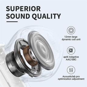 img 1 attached to Haylou Moripods True Wireless Earbuds Bluetooth V5.2 Headphones - Qualcomm QCC3040 TWS Stereo Earphones, 4-Mic Enc, CVC 8.0 Noise Cancellation - aptX Adaptive - 24 Hours Playtime