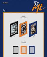 🎶 jyp entertainment itzy - it'z me [c version] album with pre-order benefit, folded poster, and extra photocards set logo