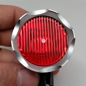 img 1 attached to Bright Eyes 3-Pack: Clear and Red Diffuser Lens for 1200 Lumen Rechargeable Bike Lights and More