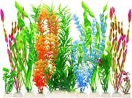 🐠 enhance your aquarium with mylifeunit artificial fish tank plants – set of 10 high-quality plastic decorations logo