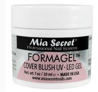 🌸 mia secret nudes 1 унция гель-строитель для ногтей formagel - уф и светодиодный гель - cover blush - cover tan - выбор из ягодного розового (cover blush) логотип