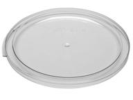 pack of 1 round covers for 22 qt container - cambro camwear rfscwc12135 logo