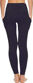 img 1 attached to OXZNO Lightweight Compression Leggings Women（Black，L） Sports & Fitness
