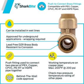 img 1 attached to SharkBite U370LFA Plumbing Connector Fittings