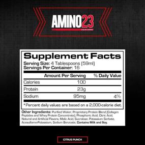 img 3 attached to 🍇 Optimized ProSupps Amino23 Liquid Shot with Collagen Peptides and Whey Protein, Berry Flavor, 16 Servings