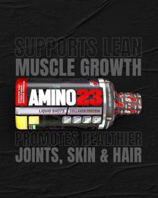 img 2 attached to 🍇 Optimized ProSupps Amino23 Liquid Shot with Collagen Peptides and Whey Protein, Berry Flavor, 16 Servings