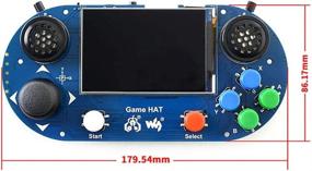 img 1 attached to 🎮 Raspberry Pi Game HAT - 3.5inch IPS Screen 480x320 60 Frame - Create Your Own Portable Game Console for A+/B+/2B/3B/3B+/4B/Zero W