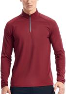 🏃 midnight men's active running shirt: premium mens pullover for optimal performance logo
